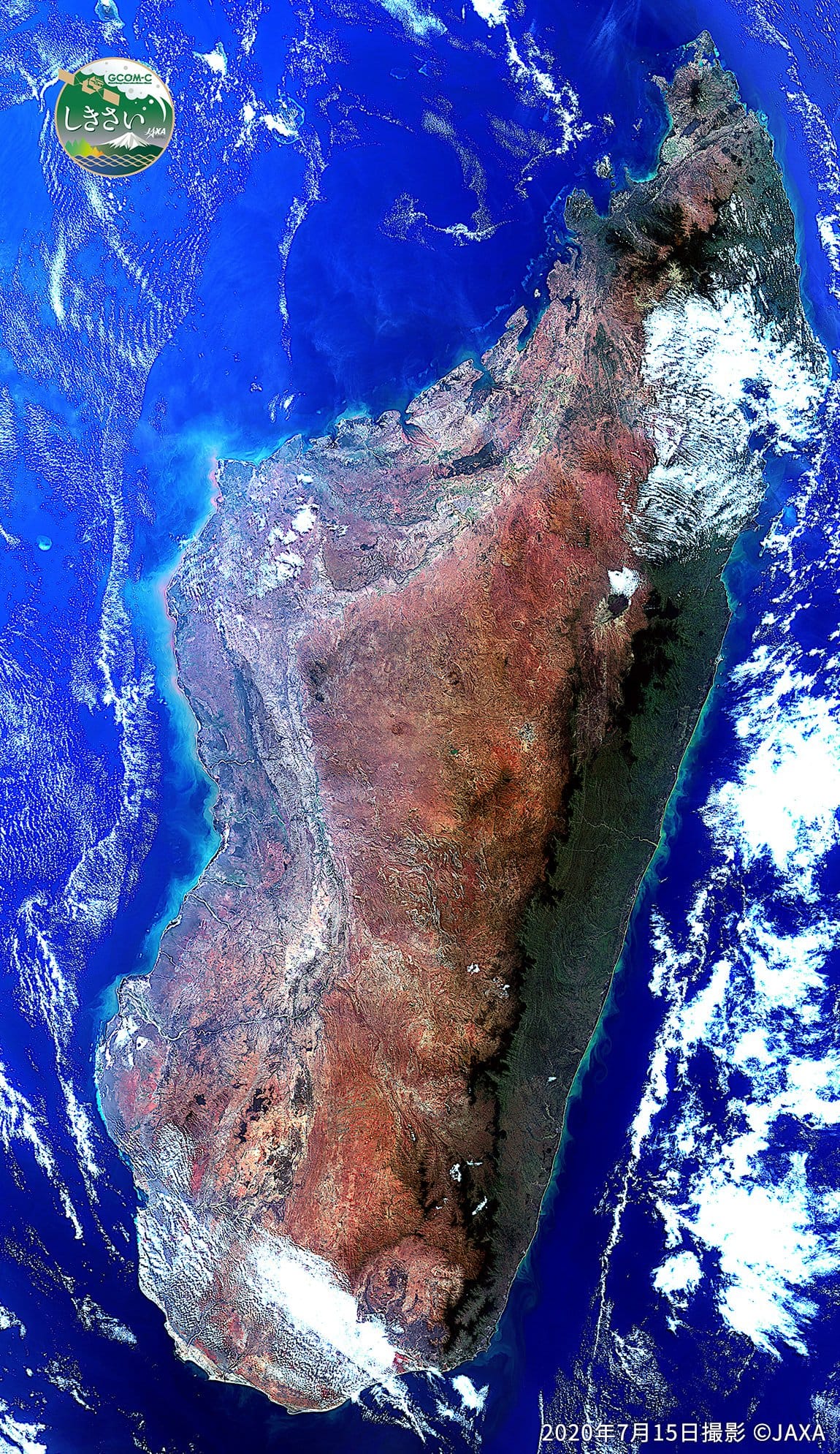 Madagascar vue depuis l'espace by Franz - ISS83